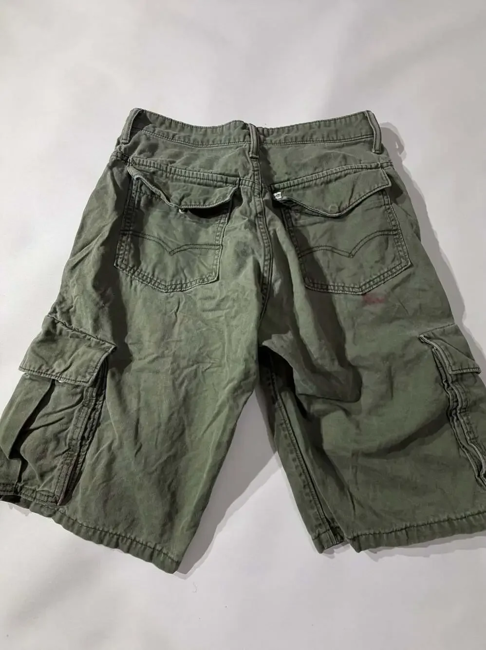 Levis Olive Green Utility Cargo Shorts Mens Size W29